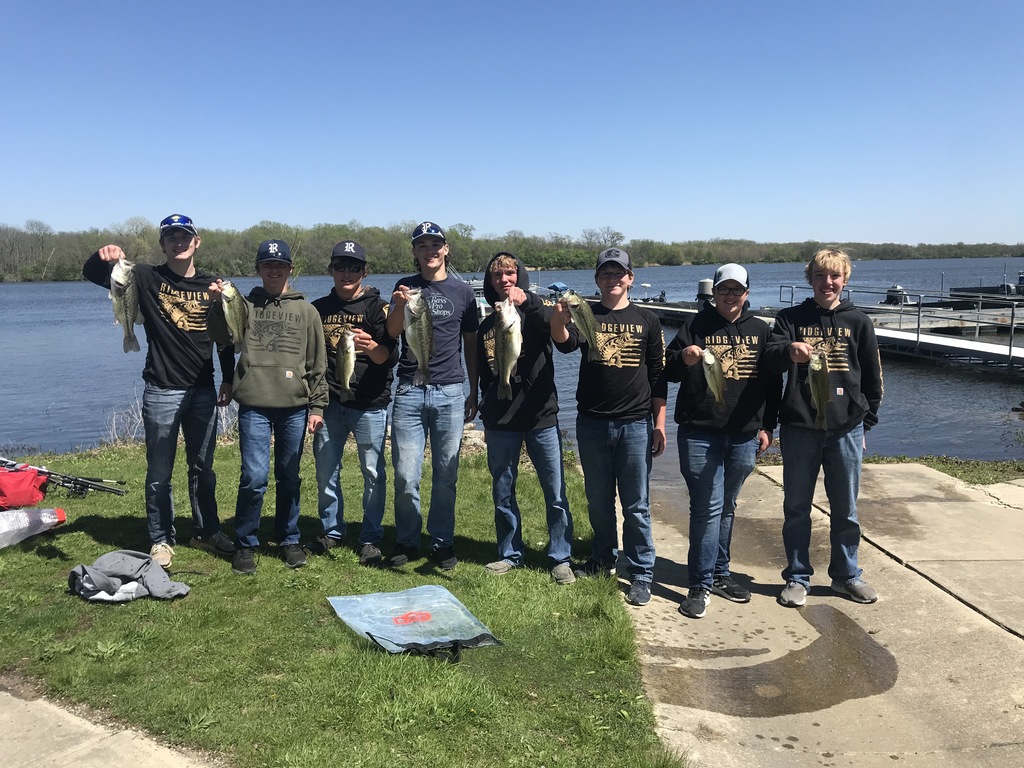 Fishing Team with fish